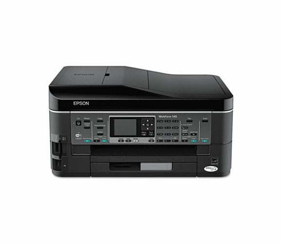 EPSC11CB88201 WorkForce 545 Wireless All-in-One Inkjet Printer, Copy/Fax/Print/Scan By EPSON AMERICA, INC.