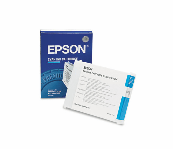 EPSS020130 S020130 Quick-Dry Ink, 2100 Page-Yield, Cyan By EPSON AMERICA, INC.