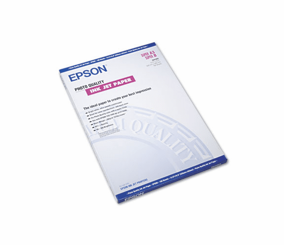 EPSS041069 Matte Presentation Paper, 27 lbs., Matte, 13 x 19, 100 Sheets/Pack By EPSON AMERICA, INC.
