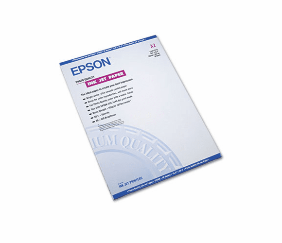 EPSS041079 Matte Presentation Paper, 27 lbs., Matte, 16-1/2 x 23-1/2, 30 Sheets/Pack By EPSON AMERICA, INC.
