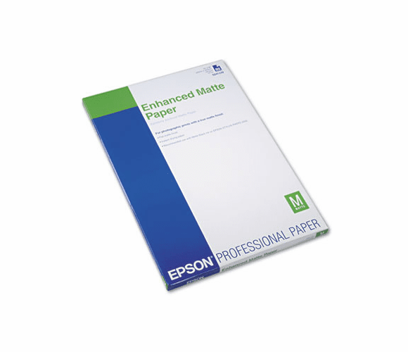 EPSS041339 Ultra Premium Matte Presentation Paper, 13 x 19, White, 50/Pack By EPSON AMERICA, INC.