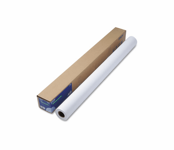 EPSS041387 Doubleweight Matte Paper, 44" x 82 ft, White By EPSON AMERICA, INC.