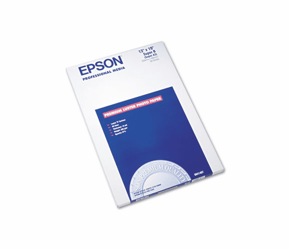EPSS041407 Ultra Premium Photo Paper, 64 lbs., Luster, 13 x 19, 50 Sheets/Pack By EPSON AMERICA, INC.
