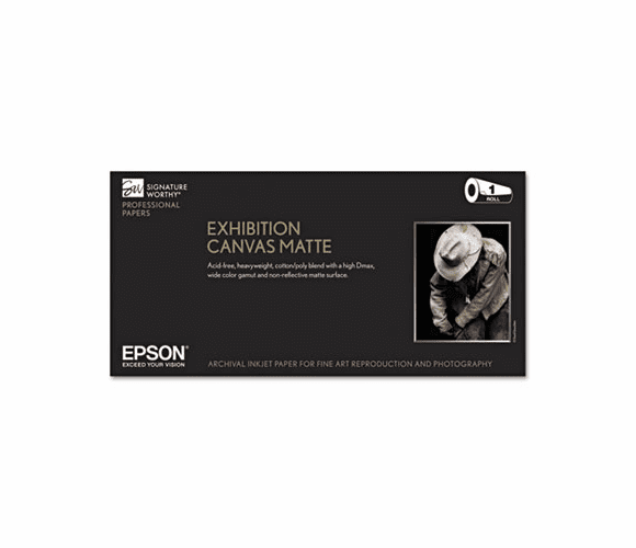 EPSS045261 Exhibition Canvas Matte, 17 x 22, 25 Sheets By EPSON AMERICA, INC.