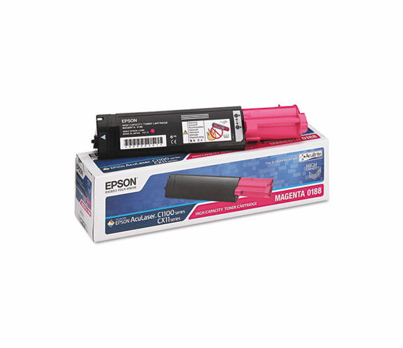 EPSS050188 S050188 Toner, 4000 Page-Yield, Magenta By EPSON AMERICA, INC.