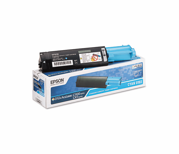 EPSS050193 S050193 Toner, 1500 Page-Yield, Cyan By EPSON AMERICA, INC.