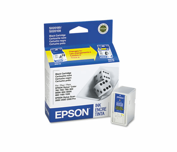 EPSS189108 S189108 Ink, 634 Page-Yield, Black By EPSON AMERICA, INC.