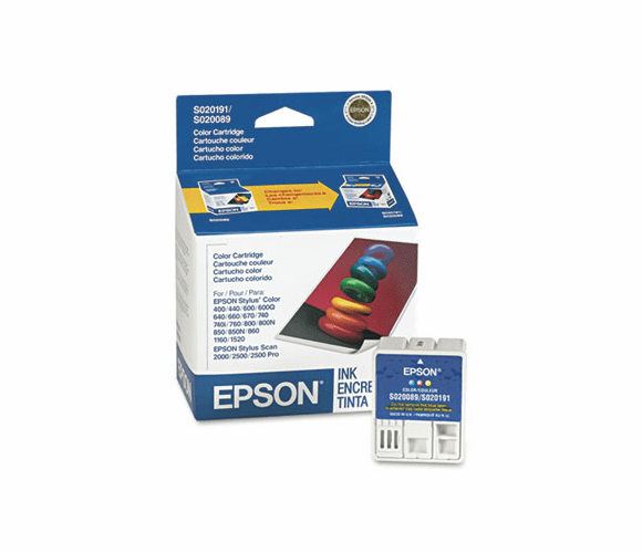 EPSS191089 S191089 Ink, 300 Page-Yield, Tri-Color By EPSON AMERICA, INC.