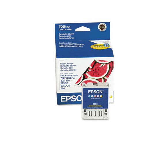 EPST008201 T008201 Intellidge Ink, 220 Page-Yield, 5/Pack, Assorted By EPSON AMERICA, INC.