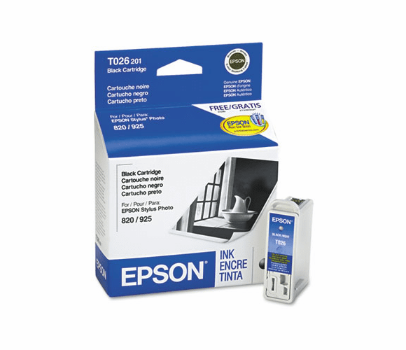 EPST026201 T026201 Intellidge Ink, 500 Page-Yield, Black By EPSON AMERICA, INC.