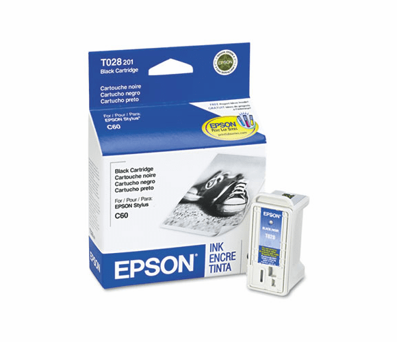 EPST028201 T028201 Intellidge Ink, 600 Page-Yield, Black By EPSON AMERICA, INC.