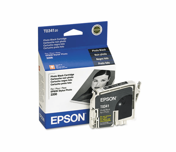 EPST034120 T034120 Ink, 628 Page-Yield, Photo Black By EPSON AMERICA, INC.