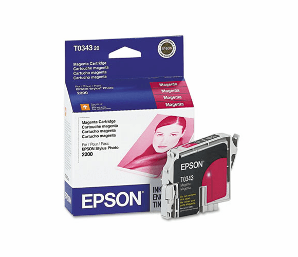 EPST034320 T034320 Ink, 440 Page-Yield, Magenta By EPSON AMERICA, INC.