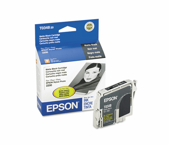 EPST034820 T034820 Ink, 628 Page-Yield, Matte Black By EPSON AMERICA, INC.