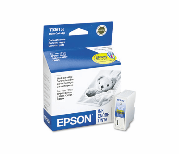EPST036120 T036120 Quick-Dry Ink, 330 Page-Yield, Black By EPSON AMERICA, INC.