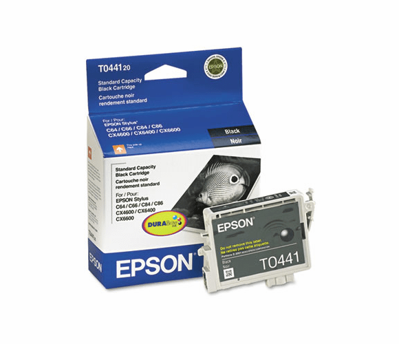 EPST044120 T044120 DURABrite Ink, 400 Page-Yield, Black By EPSON AMERICA, INC.