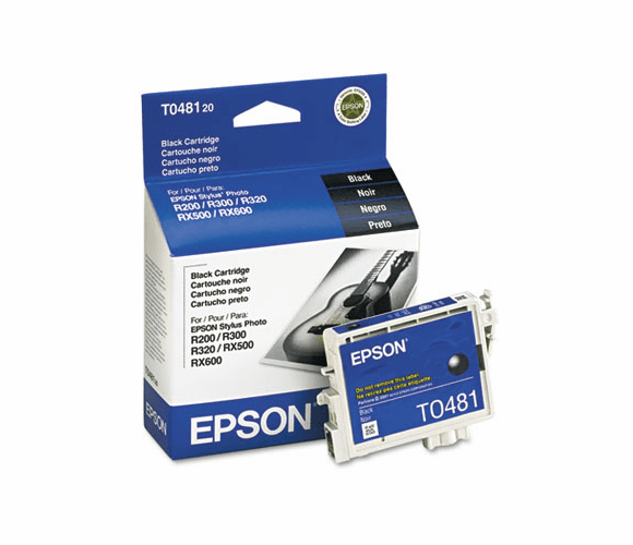 EPST048120 T048120 Quick-Dry Ink, 450 Page-Yield, Black By EPSON AMERICA, INC.