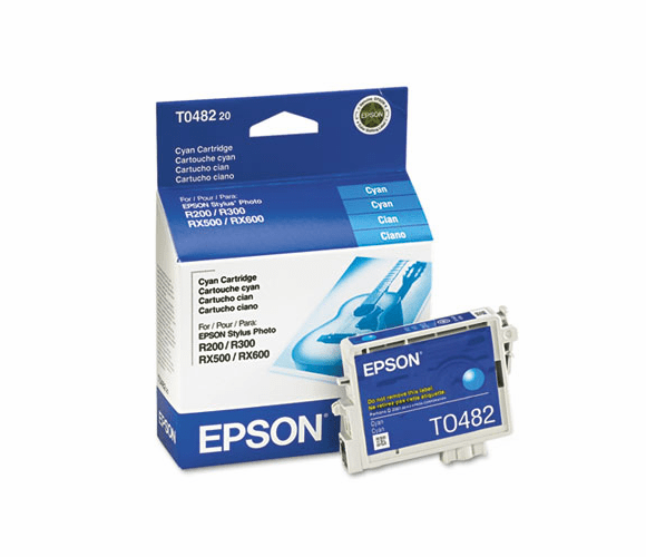 EPST048220 T048220 Quick-Dry Ink, 430 Page-Yield, Cyan By EPSON AMERICA, INC.