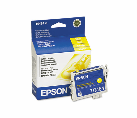 EPST048420 T048420 Quick-Dry Ink, 430 Page-Yield, Yellow By EPSON AMERICA, INC.