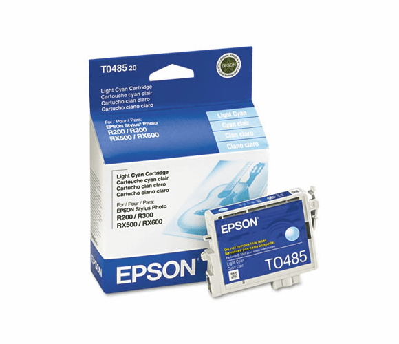 EPST048520 T048520 Quick-Dry Ink, 430 Page-Yield, Light Cyan By EPSON AMERICA, INC.