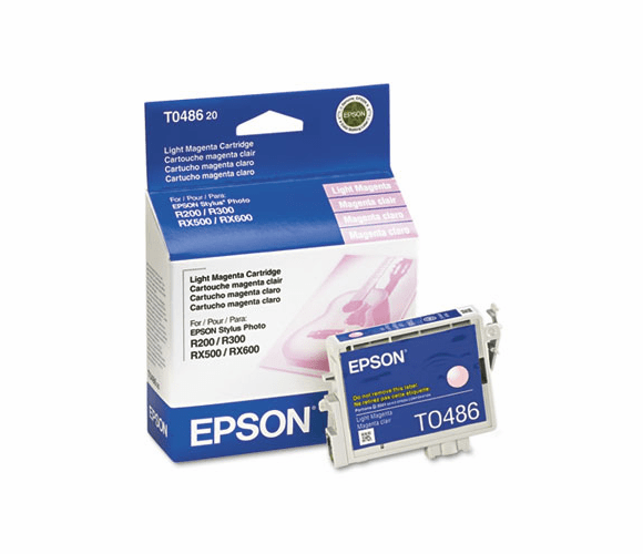 EPST048620 T048620 Quick-Dry Ink, 430 Page-Yield, Light Magenta By EPSON AMERICA, INC.