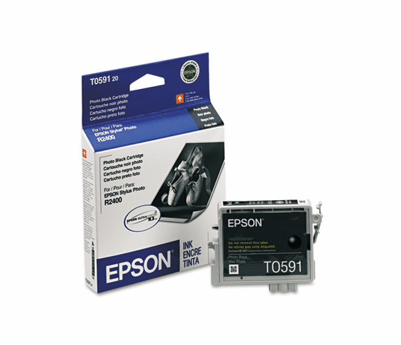 EPST059120 T059120 UltraChrome K3 Ink, 640 Page-Yield, Photo Black By EPSON AMERICA, INC.