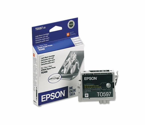 EPST059720 T059720 UltraChrome K3 Ink, 450 Page-Yield, Light Black By EPSON AMERICA, INC.