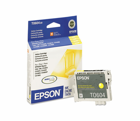 EPST060420 T060420 DURABrite Ink, 450 Page-Yield, Yellow By EPSON AMERICA, INC.
