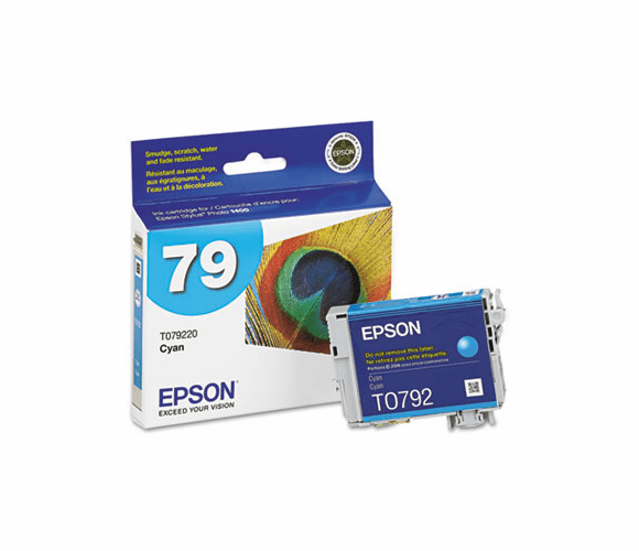 EPST079220 T079220 Claria Ink, 810 Page-Yield, Cyan By EPSON AMERICA, INC.