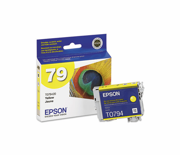 EPST079420 T079420 Claria Ink, 810 Page-Yield, Yellow By EPSON AMERICA, INC.