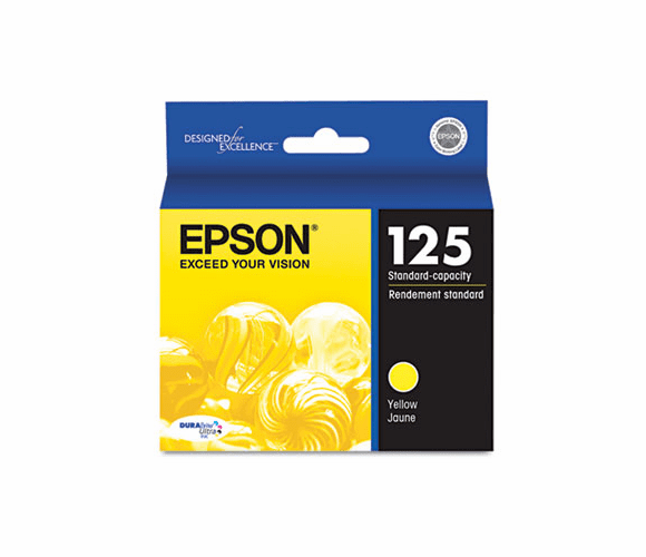 EPST125420 T125420 (125) Ink, Yellow By EPSON AMERICA, INC.