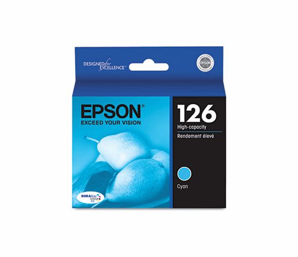 EPST126220 T126220 (126) High-Yield Ink, Cyan By EPSON AMERICA, INC.