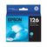 EPST126220 T126220 (126) High-Yield Ink, Cyan By EPSON AMERICA, INC.