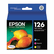 EPST126520 T126520 (126) High-Yield Ink, Cyan, Magenta, Yellow, 3/Pk By EPSON AMERICA, INC.