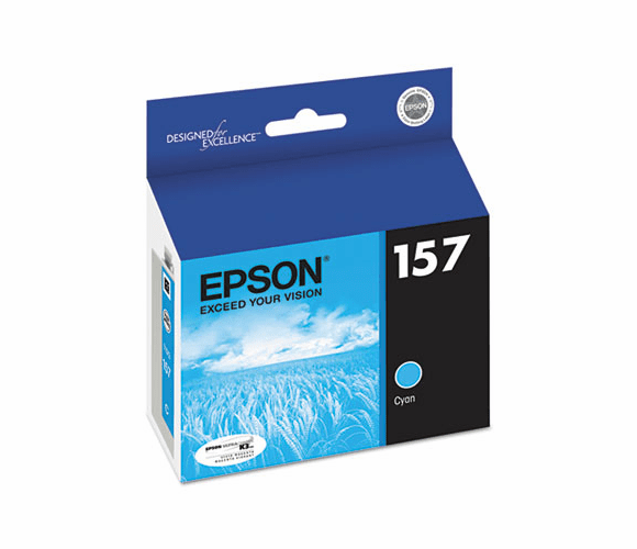 EPST157220 T157220 UltraChrome K3 Ink, Cyan By EPSON AMERICA, INC.