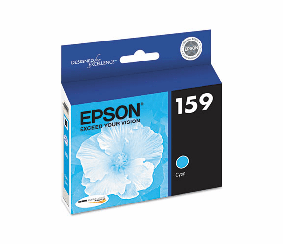 EPST159220 T159220 High-Gloss Ink, Cyan By EPSON AMERICA, INC.