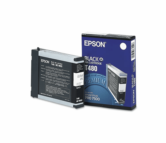 EPST480011 T480011 Ink, 3200 Page-Yield, Black By EPSON AMERICA, INC.