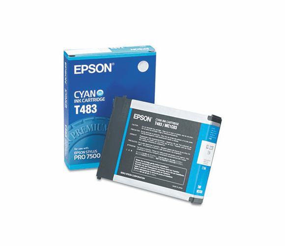 EPST483011 T483011 Ink, 3200 Page-Yield, Cyan By EPSON AMERICA, INC.