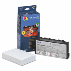 EPST5570M PictureMate Ink Cartridge/Paper Combo Print Pack w/100 Matte 4 x 6 Sheets By EPSON AMERICA, INC.