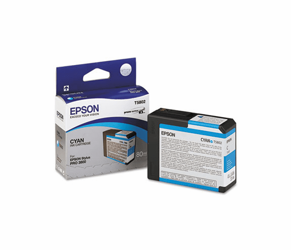 EPST580200 T580200 UltraChrome K3 Ink, Cyan By EPSON AMERICA, INC.