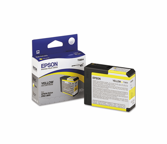 EPST580400 T580400 UltraChrome K3 Ink, Yellow By EPSON AMERICA, INC.