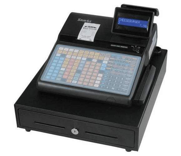 ER-920 Cash Register (flat keyboard, with receipt printer) By SAM4s