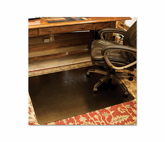 ESR119335 Bronze 36x48 Rectangle Chair Mat, Design Series for Carpet up to 3/4" By E.S. ROBBINS