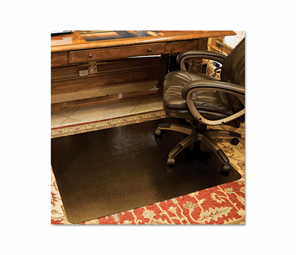 ESR119336 Bronze 46x60 Rectangle Chair Mat, Design Series for Carpet up to 3/4" By E.S. ROBBINS