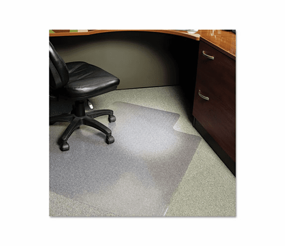 ESR120123 45 x 53 Lip Chair Mat, Task Series AnchorBar for Carpet up to 1/4" By E.S. ROBBINS
