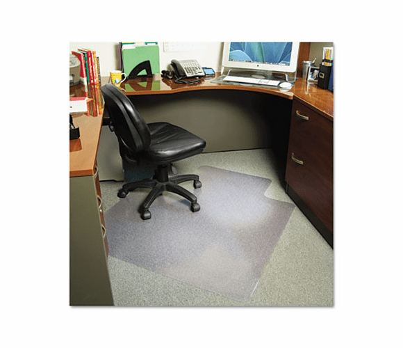 ESR122173 45x53 Lip Chair Mat, Professional Series AnchorBar for Carpet up to 3/4" By E.S. ROBBINS