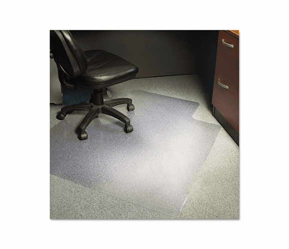 ESR128173 45x53 Lip Chair Mat, Multi-Task Series AnchorBar for Carpet up to 3/8" By E.S. ROBBINS