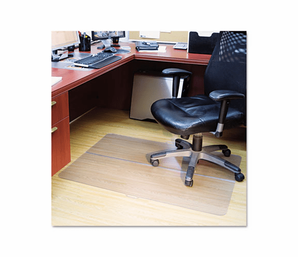 ESR130082 Foldable 36x48 Rectangle Chair Mat, Task Series for Hard Floors By E.S. ROBBINS