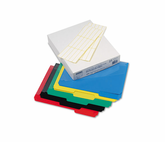 ESS00515 Hot Pocket Poly File Folders, 1/3 Cut Top Tab, Letter, Assorted, 25/Box By ESSELTE PENDAFLEX CORP.