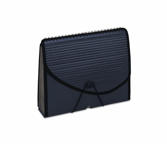 ESS01119 13-Pocket Expanding Spiral File, Letter, Foam Poly, Navy Blue By ESSELTE PENDAFLEX CORP.